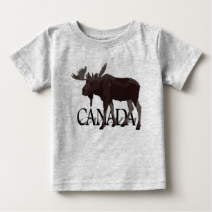 カナダムースシャツベビーカナダムーススワイシャツ ベビーTシャツ