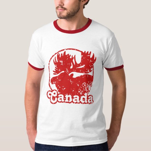 カナダムース Tシャツ (正面)