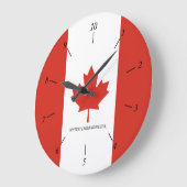 カナダメートル時計 ラージ壁時計 (傾斜)