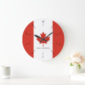 カナダメートル時計 ラージ壁時計 (ホーム)