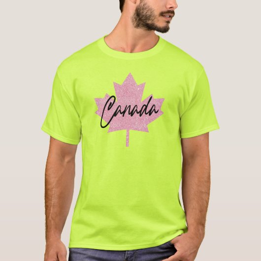 カナダメープルの葉 Tシャツ (正面)