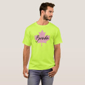カナダメープルの葉 Tシャツ (正面フル)