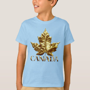 カナダメープルオーガニックリーフキッドのTシャツカナダティー Tシャツ