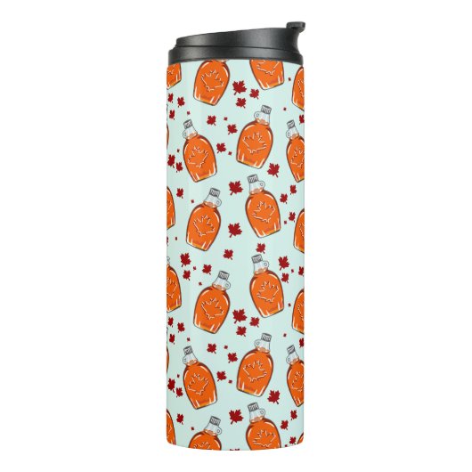 カナダメープルシロップ模様 タンブラー (回転左)