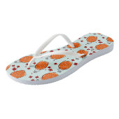 カナダメープルシロップ模様 ビーチサンダル (アングル)