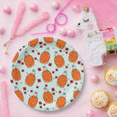 カナダメープルシロップ模様 ペーパープレート (パーティー)