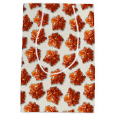 カナダメープルシロップ飴パターン ミディアムペーパーバッグ (裏面)