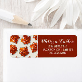 カナダメープルシロップ飴パターン ラベル