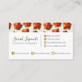 カナダメープルシロップ飴パターン 名刺 (裏面)