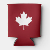 カナダメープルリーフクーラーボックス – 反転カラー 缶クーラー (正面)