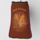 カナダメープルリーフパタードライバーカバー ゴルフヘッドカバー (回転90)