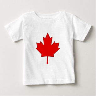 カナダメープルリーフベビー ベビーTシャツ