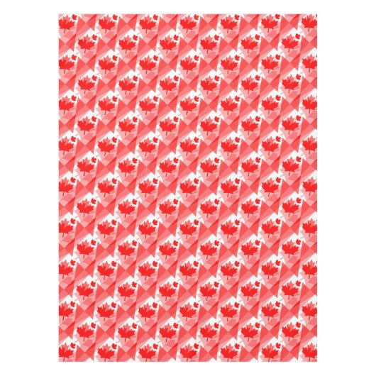 カナダメープルリーフレイヤスタイルカナダ テーブルクロス (正面)