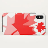 カナダメープルリーフレイヤスタイルカナダ Case-Mate iPhoneケース (裏面(横))