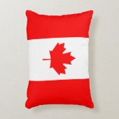 カナダメープルリーフ国旗 アクセントクッション (正面(垂直))