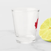 カナダメープルリーフ ショットグラス (左)