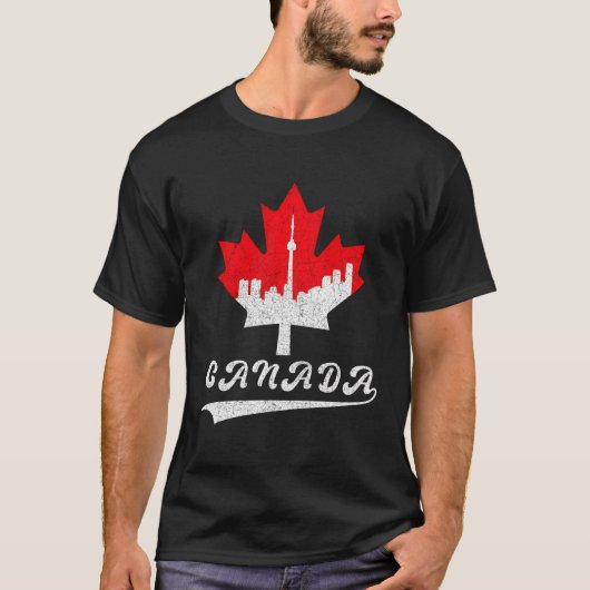 カナダメープルリーフ Tシャツ (正面)