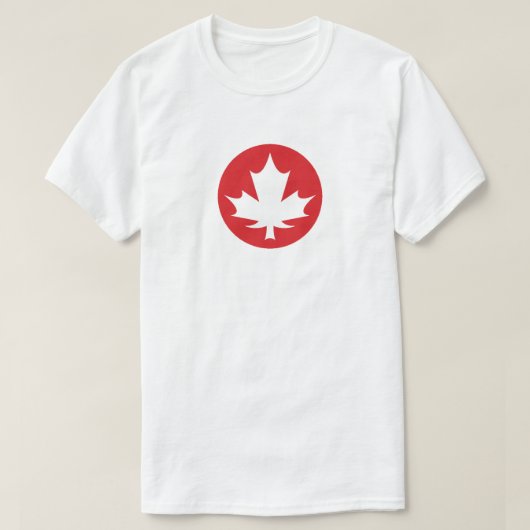カナダメープルリーフTシャツ |カナダデイギフト | CAD Tシャツ (デザイン正面)