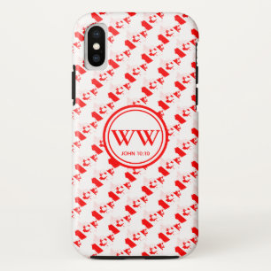 カナダモノグラムスタイリッシュ豊かな生活ジョン10:10 iPhone XSケース
