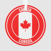 カナダラウンドエンブレム オーナメント (裏面)