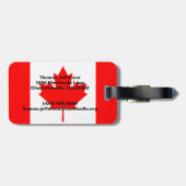 カナダラゲッジタグ ラゲッジタグ (裏面横)