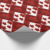 カナダラッピング紙カナダ国旗のお土産紙 ラッピングペーパー (角)