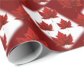 カナダラッピング紙カナダ国旗のお土産紙 ラッピングペーパー (ロールコーナー)