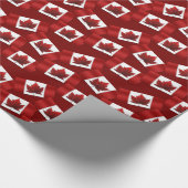 カナダラッピング紙カナダ国旗のお土産紙 ラッピングペーパー (角)