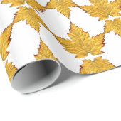 カナダラッピング紙メープルリーフサミナリー紙 ラッピングペーパー (ロールコーナー)