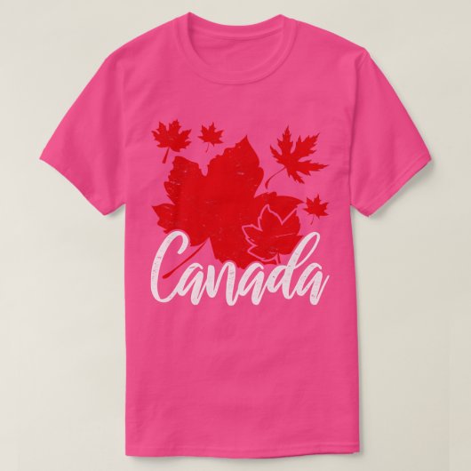 カナダラバーカナダメープルリーフカナダ1 Tシャツ (デザイン正面)