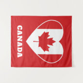 カナダラブカスタム文字タペストリー タペストリー (正面(横))