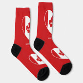 カナダラブ名前をカスタムする ソックス (右)