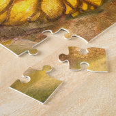 カナダランドスケープアートパズルひまわり絵画の花 ジグソーパズル (側面)