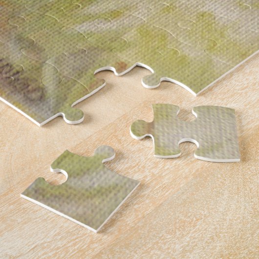 カナダランドスケープアートパズル – 秋のカエデ ジグソーパズル (側面)