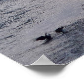 カナダランドスケープウエストコーストフォレストアートプリント ポスター (角)