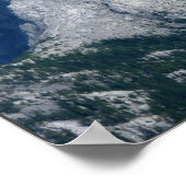 カナダランドスケープバンフロッキーマウンテンズプリント ポスター (角)