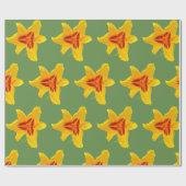 カナダリリー、花の花 ラッピングペーパー (フラット)