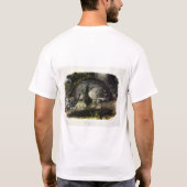 カナダリンクス(Lynx Canadensis) （カナダリンクス） Tシャツ (裏面)