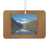 カナダレイクルイセロッキーマウンテンウッドフレームプリント カーエアーフレッシュナー (裏面)