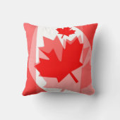 カナダレッドメープルリーフレイヤスタイルカナダ クッション (裏面)