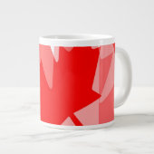 カナダレッドメープルリーフレイヤスタイルカナダ ジャンボコーヒーマグカップ (正面右)