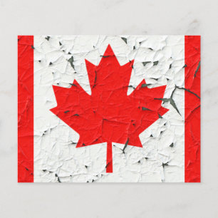 カナダレッドメープルリーフCANADAピーリング絵を描プリント チラシ