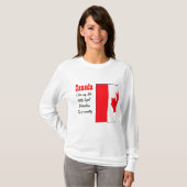 カナダロイヤリティから私の国Tシャツ Tシャツ (正面フル)