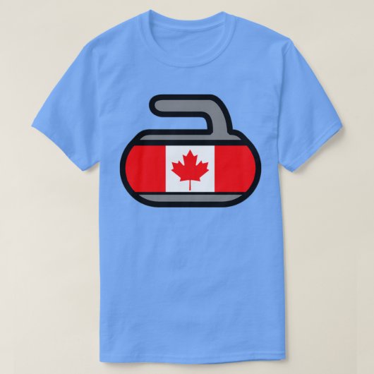カナダロックカーリングロッカーズ Tシャツ (デザイン正面)