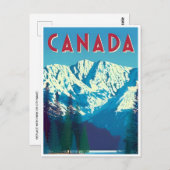 カナダヴィンテージトラベルライトハウスレトロアルベルタ ポストカード (正面/裏面)