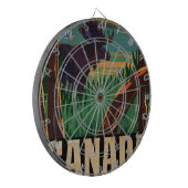 カナダヴィンテージ旅行ポスター ダーツボード (正面左)