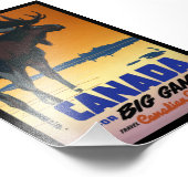 カナダヴィンテージ旅行ポスター フォトプリント            (角)