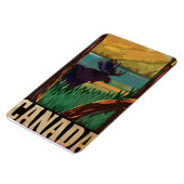 カナダヴィンテージ旅行ポスター マグネット (左側)