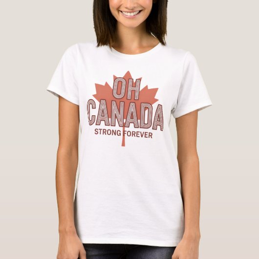 カナダ万歳 Tシャツ (正面)