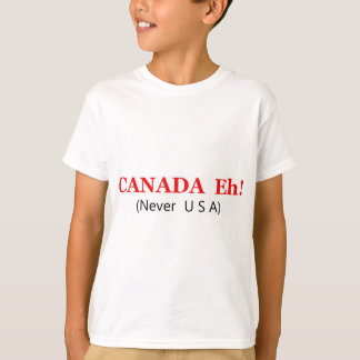 カナダ万歳!USAには負けない。カナダ自由運動。 Tシャツ